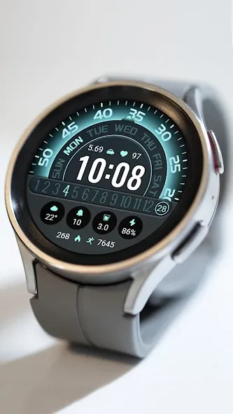 Luminous Turntable ZKin Watch screenshot 3