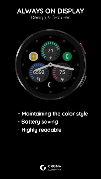 Evolution Watch Face Wear OS screenshot 4