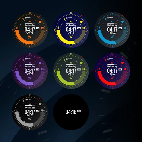 Techno Panel Watch Face screenshot 3