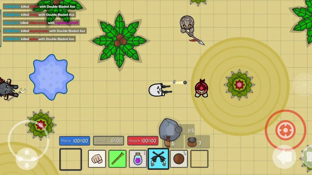 Thelast.io - 2D Battle Royale screenshot 2