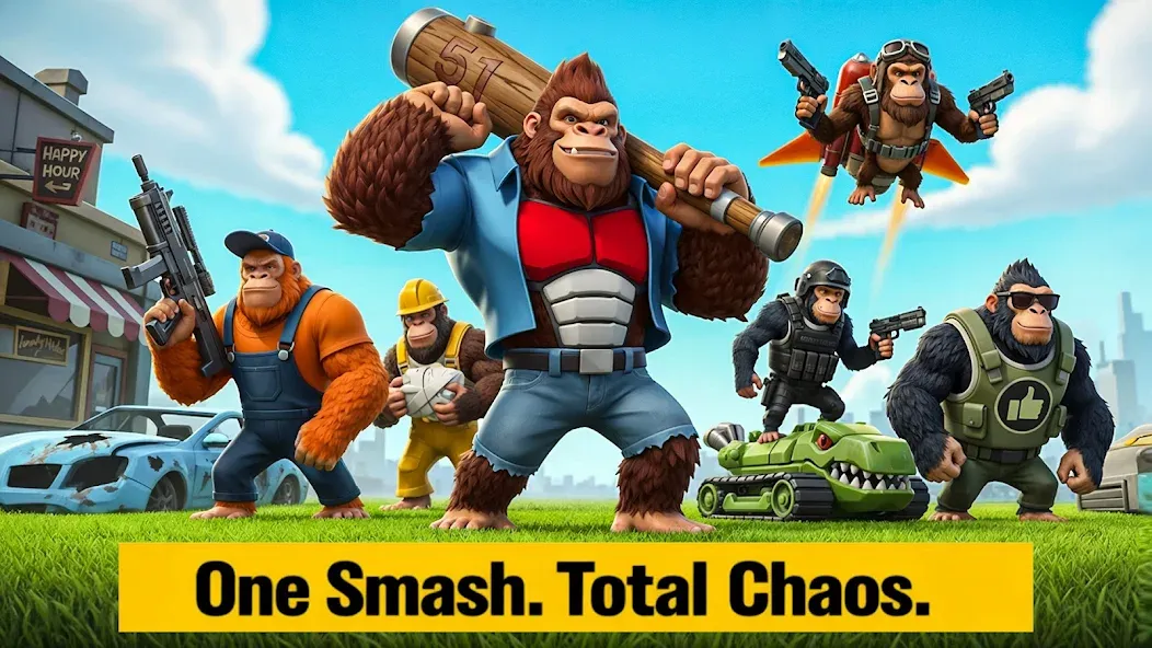 Giant Gorilla Monster Escape screenshot 8