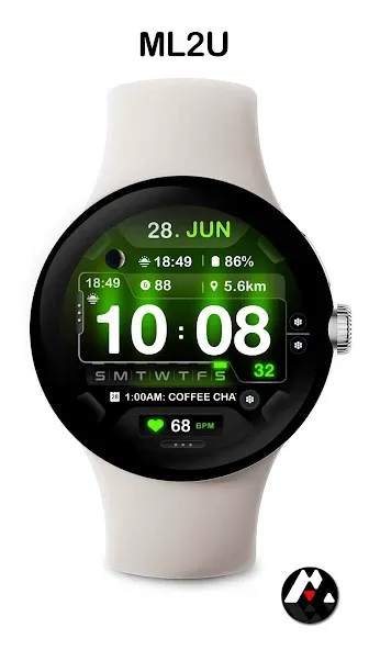 ML2U 212 Watch Face screenshot 1