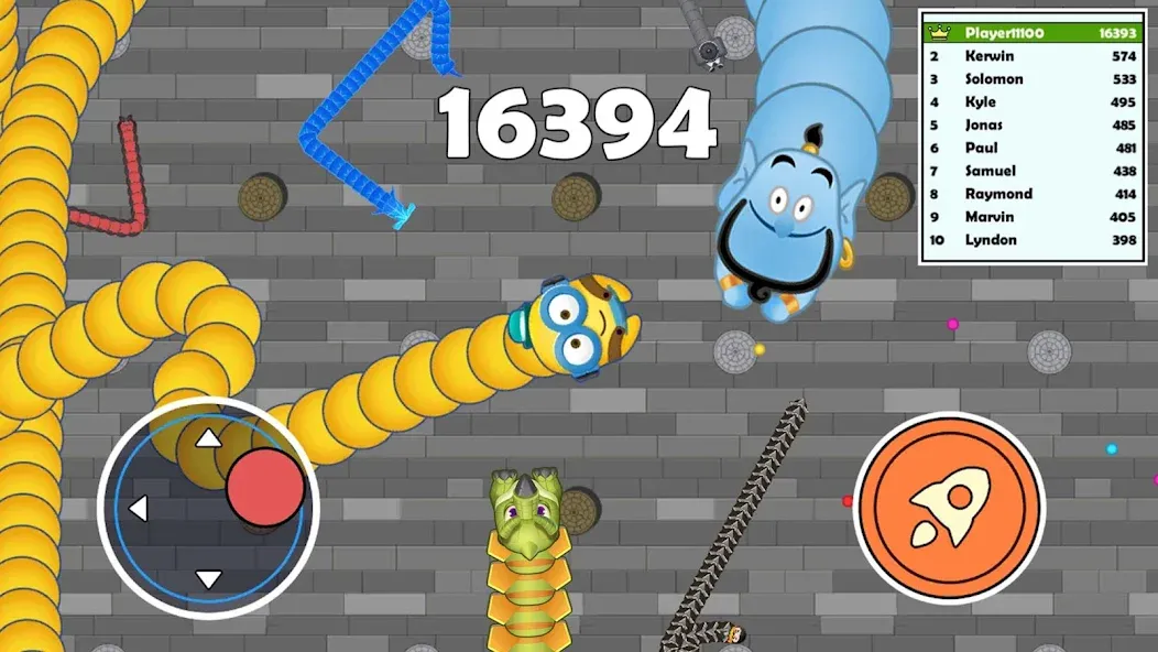 Sneak Snake-Slither Worm Game screenshot 6