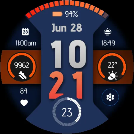 Digital Watchface D9 screenshot 22