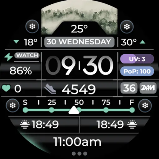 Weather Watch Face - OMG 368 screenshot 27