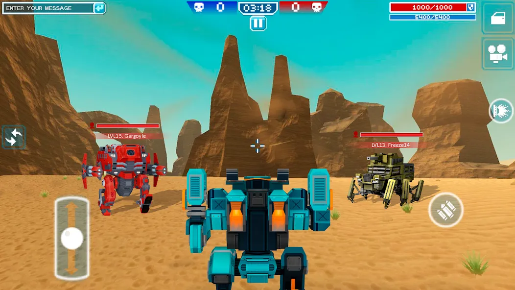 Blocky Cars jeu de tank & pvp screenshot 6