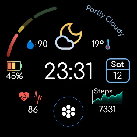 Digital Watchface D14 screenshot 25