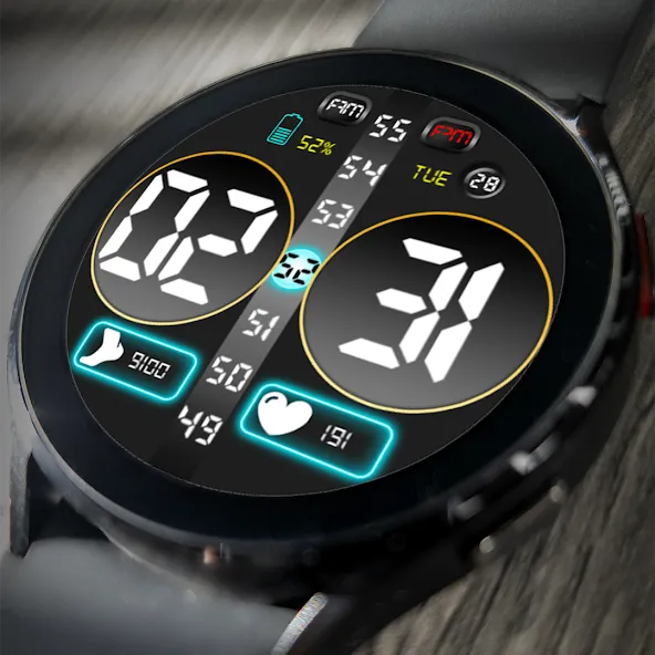Digital Watch Face Key 011 screenshot 1