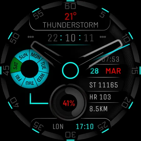 Watch Face WF181 screenshot 6