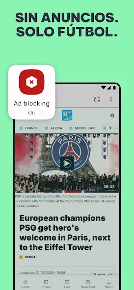 Opera Nettleser med VPN screenshot 4
