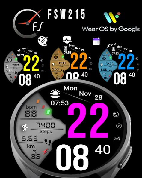 FSW215 WATCHFACE screenshot 6