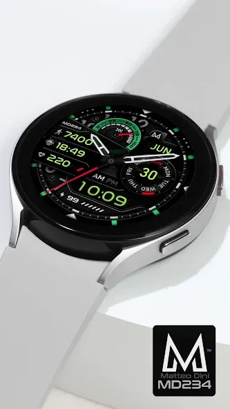 MD234 Analog watch face screenshot 6