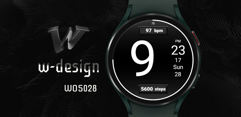 W-Design WOS028 - Watch Face screenshot 1