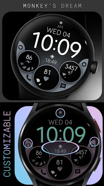 Sapphire Digital Watch Face screenshot 3
