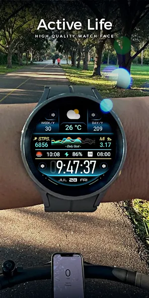 Health Tracking - Km/Mi - RE28 screenshot 3