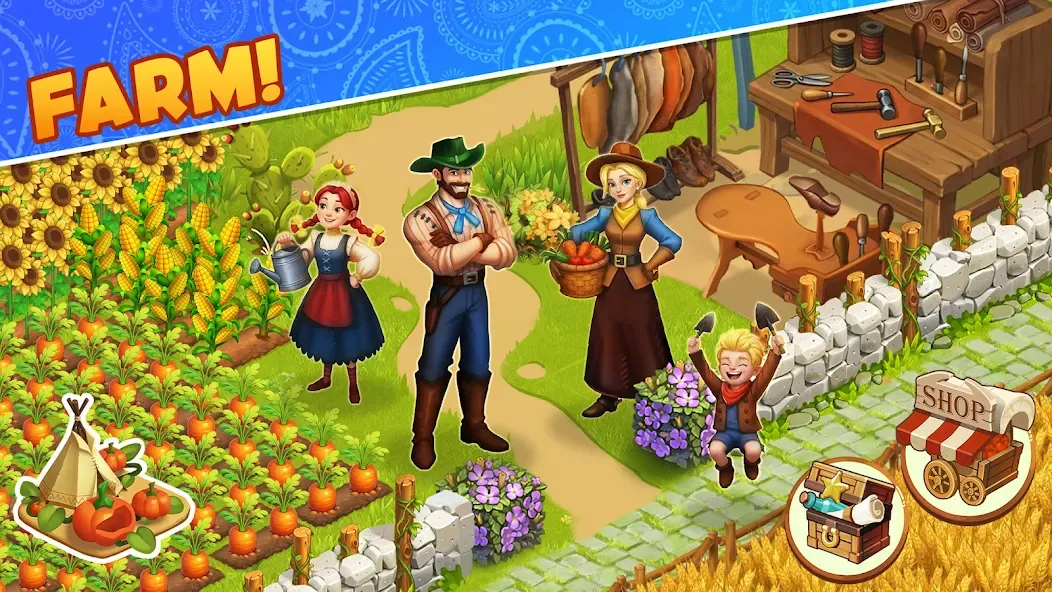 Westward Farm: Family Escape screenshot 4