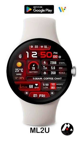ML2U 228 Watch Face screenshot 3