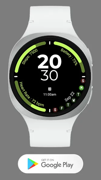 Active Sport Time Watch face screenshot 4