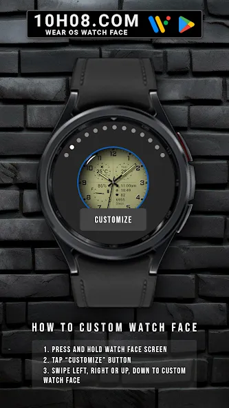 Watch face 10h08.com #68 screenshot 7