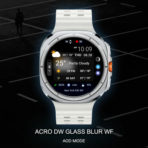 ACRO DW Glass Blur Watchface screenshot 7