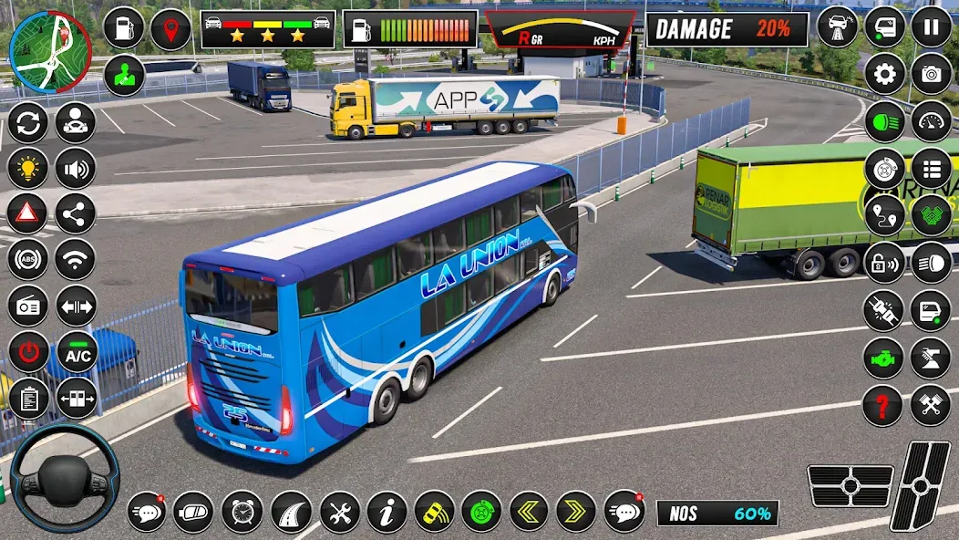 Mini Bus Coach Bus Driving 3D screenshot 2