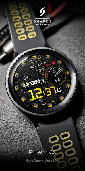SH026 Watch Face, WearOS watch screenshot 5