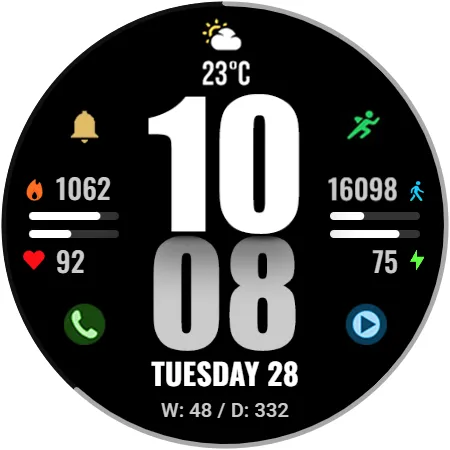 WFP 244 Sports watch face screenshot 41