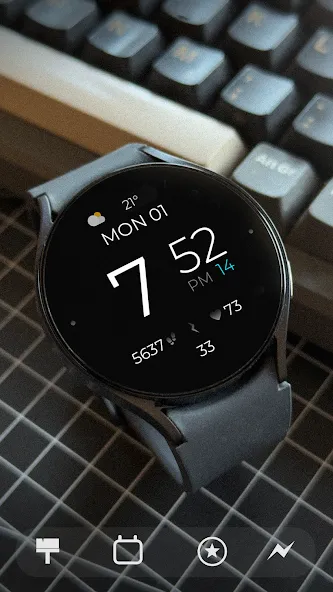 Battery Digital Watch Face screenshot 7