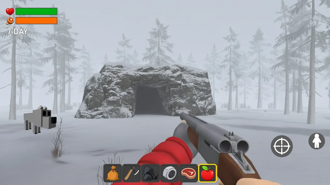 Forest night survival: Bigfoot screenshot 3