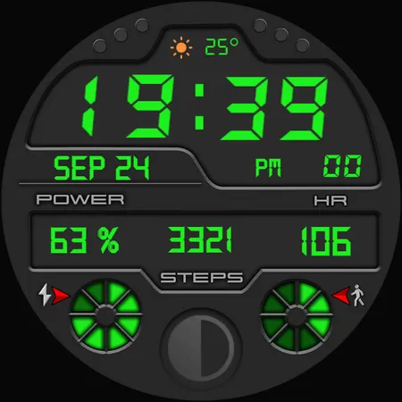 Modern Digital Watch Face screenshot 37