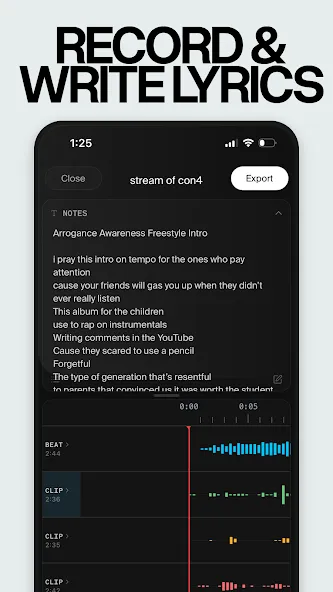 Offtop Rap Studio & Song Maker screenshot 3