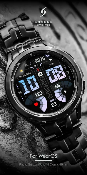 SH062 Watch Face, WearOS watch screenshot 3