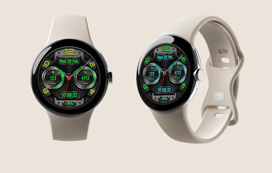 Hybrid KROIF URX90 Watch face screenshot 2