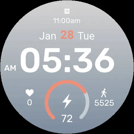 Glacier Digital Watch Face screenshot 10