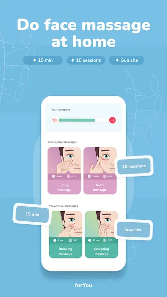 Face Massage, Skincare: forYou screenshot 3