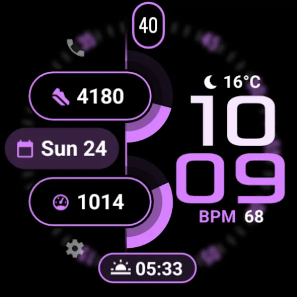 MDS11 Digital Watch Face screenshot 13