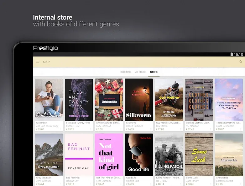 eReader Prestigio: Lector screenshot 10