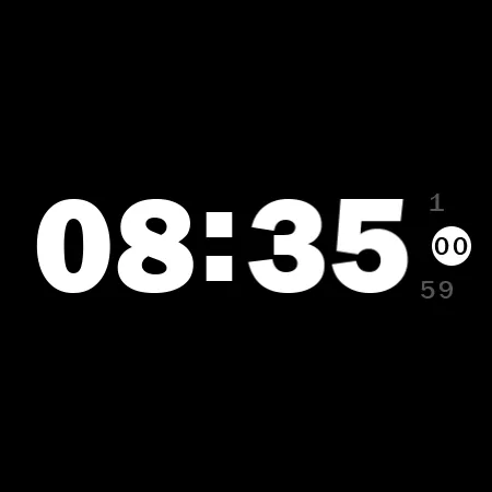 Key019 Digital Watch Face screenshot 26