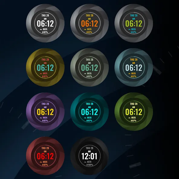 Geometric Rhythm - watch face screenshot 3