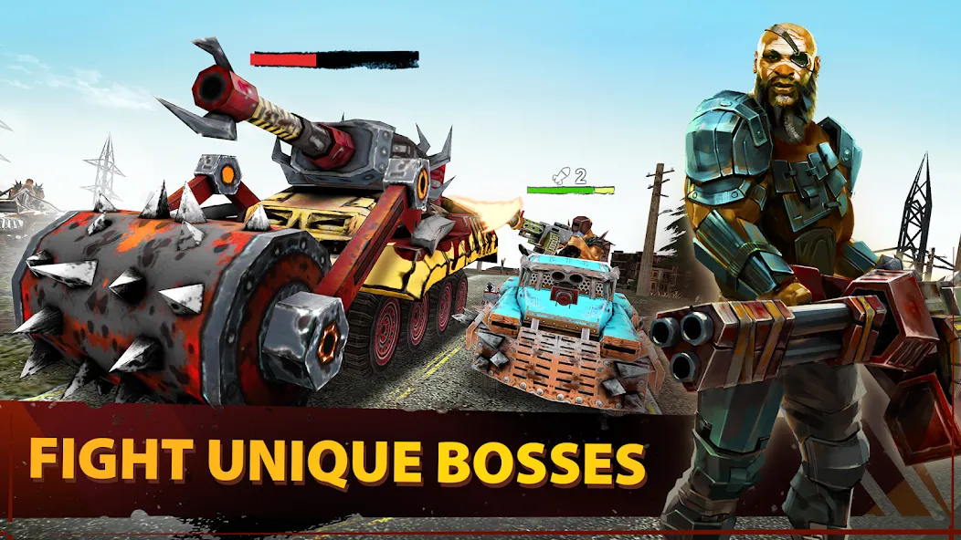 Dead Paradise Car Race Shooter screenshot 5