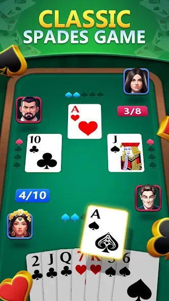 Spades - Classic Card Games screenshot 1