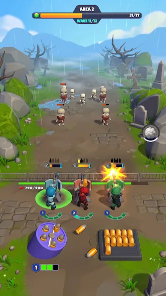 Bullet Heroes: TD RPG Shooter screenshot 3