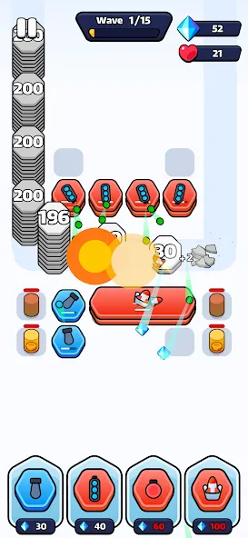 ¡Defensa hexagonal! screenshot 3
