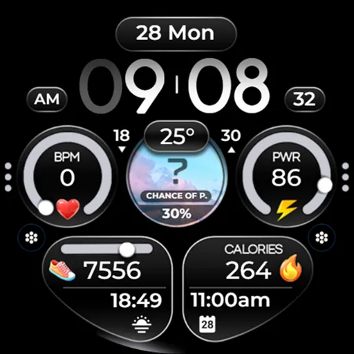Weather Watch Face - OMG 371 screenshot 31