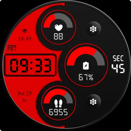 Key WF89 Digital Watch Face screenshot 29