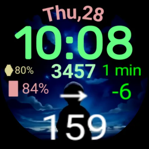 DMM6 Diabetic Watch Face XXL screenshot 5