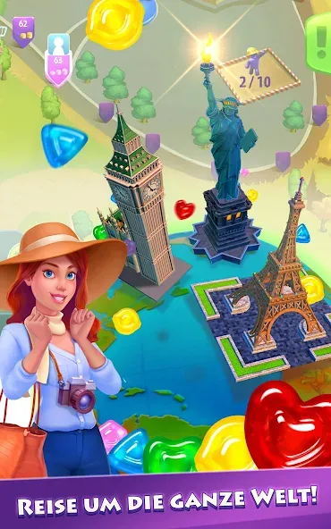 Gummy Drop! Match 3 & Puzzle screenshot 8