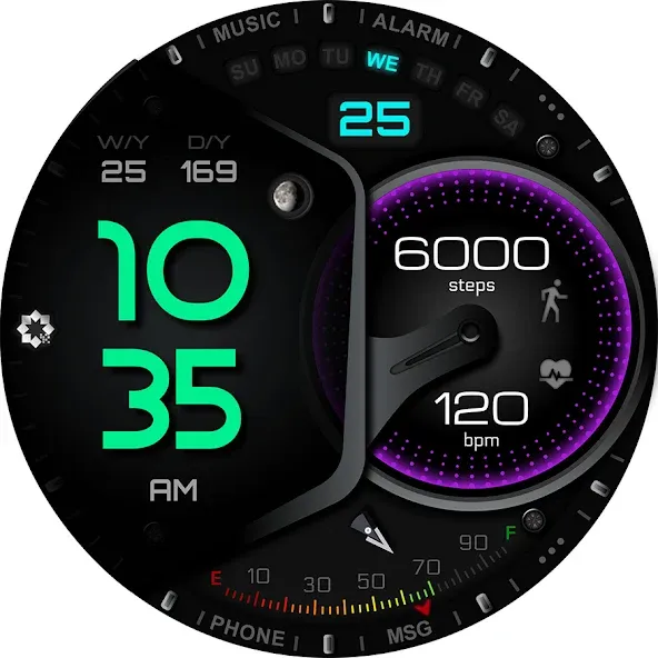W305 Artistic Watch Face screenshot 28