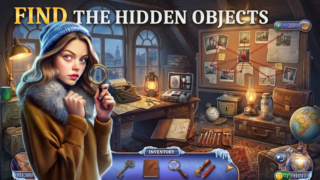 Icebound Secrets Hidden Object screenshot 1