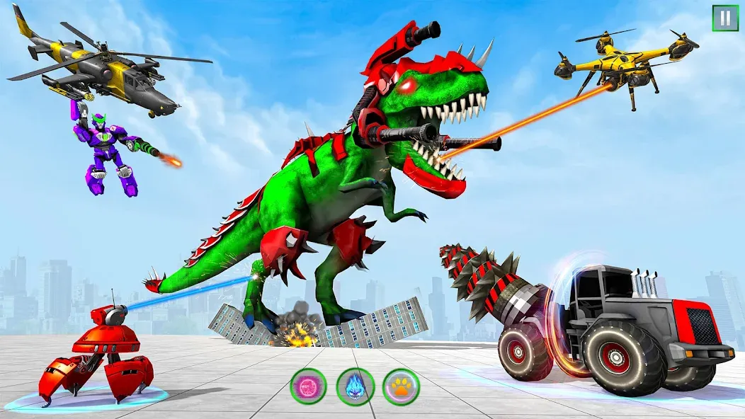 Dino Robot Car Game:Robot Game screenshot 6